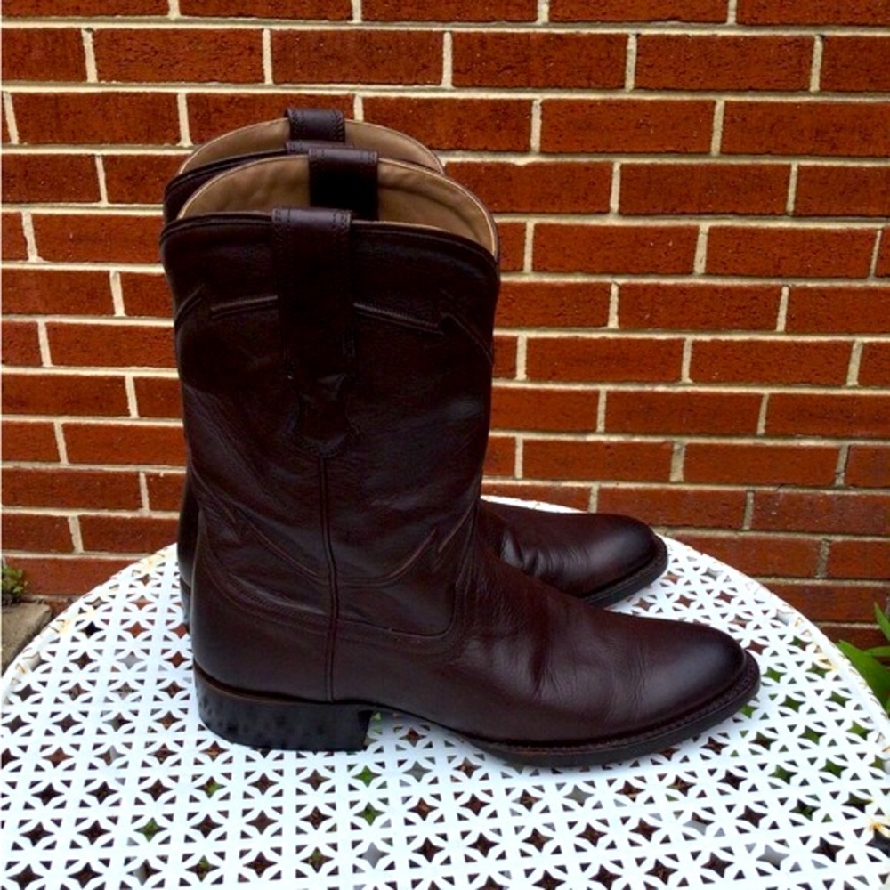 Cuero The Austin Calf Roper Boots 8